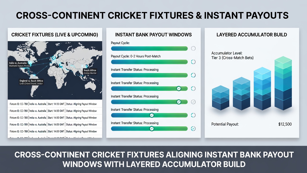 Layered accumulator build screen on smartphone during international cricket event