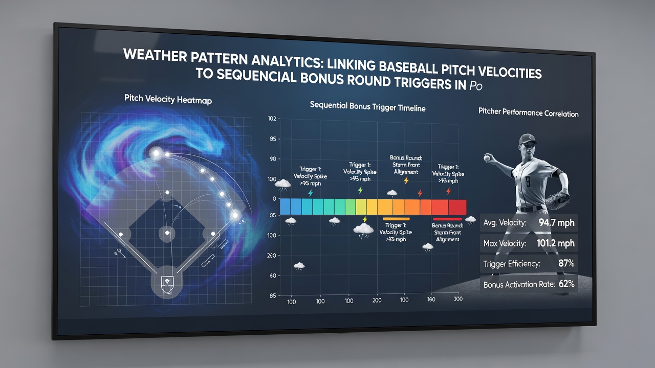 Mobile device screen displaying gaming interface alongside overlaid weather and velocity analytics charts
